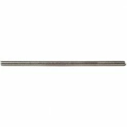 Midwest Fastener Sales 12 Midwest Fastener 1/4"-20 x 6" Zinc Plated Grade 2 Coarse Thread Threaded Rods - 80819 - Bolts