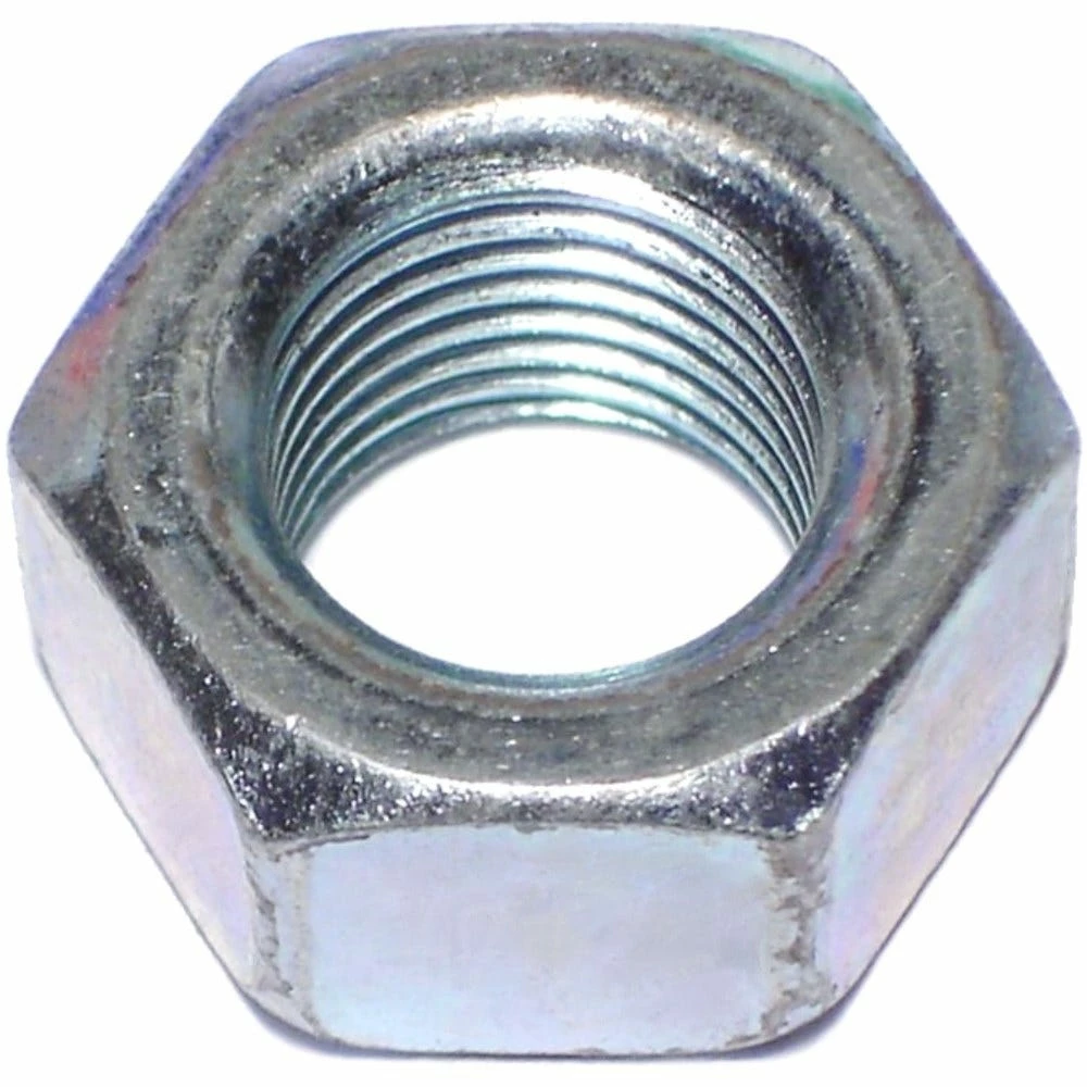 Midwest Fastener 9/16"-18 Zinc Plated Grade 2 Fine Thread Finished Hex Nuts - 80456 - Bolts 4 Midwest Fastener 9/16"-18 Zinc Plated Grade 2 Fine Thread Finished Hex Nuts - 80456 - Bolts - Image 2