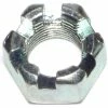 Midwest Fastener 9/16"-12 Zinc Plated Coarse Thread Slotted Hex Nuts - 87612 - Bolts