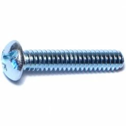 Midwest Fastener #10-24 x 1" Zinc Plated Coarse Thread Combo Round Head Machine Screws - 11957 - Bolts