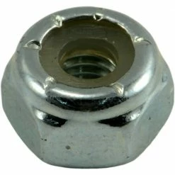 Midwest Fastener #10-32 Zinc Plated Grade 2 Fine Thread Nylon Insert Lock Nuts - 80275 - Bolts