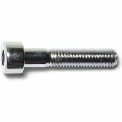 Midwest Fastener 8mm-1.25 x 40mm Chrome Plated Class 12.9 Coarse Thread Knurled Head Hex Socket Cap Screws - 87078 - Bolts
