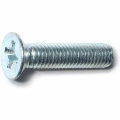 Midwest Fastener 8mm-1.25 x 35mm Zinc Plated Class 4.8 Coarse Thread Phillips Flat Head Machine Screws - 88601 - Bolts