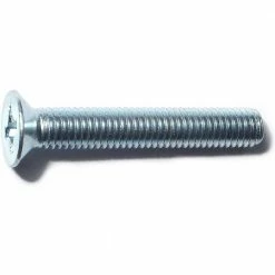 Midwest Fastener 8mm-1.25 x 50mm Zinc Plated Class 4.8 Coarse Thread Phillips Flat Head Machine Screws - 88604 - Bolts
