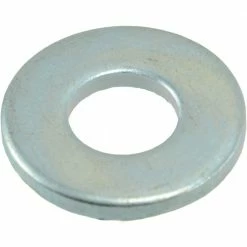 Midwest Fastener 1/4" x 9/32" x 5/8" Zinc Plated Grade 2 SAE Flat Washers - 21443 - Bolts