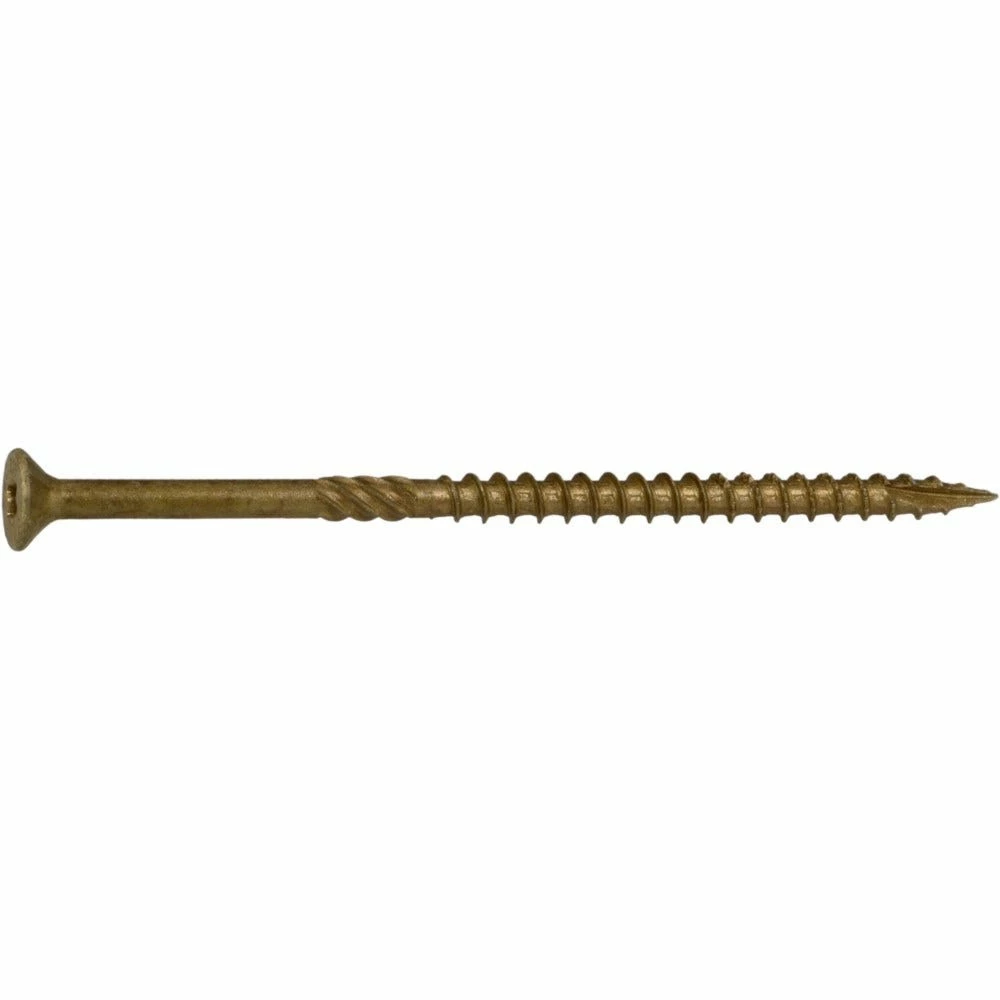 Midwest Fastener #10 x 4" Tan XL1500 Coated Star Drive Bugle Head Saberdrive Deck Screws - 50748 4 Midwest Fastener #10 x 4" Tan XL1500 Coated Star Drive Bugle Head Saberdrive Deck Screws - 50748 - Image 2