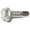 Midwest Fastener #12-14 x 3/4" 410 Stainless Hex Washer Head Self-Drilling Screws - 11844 - Bolts
