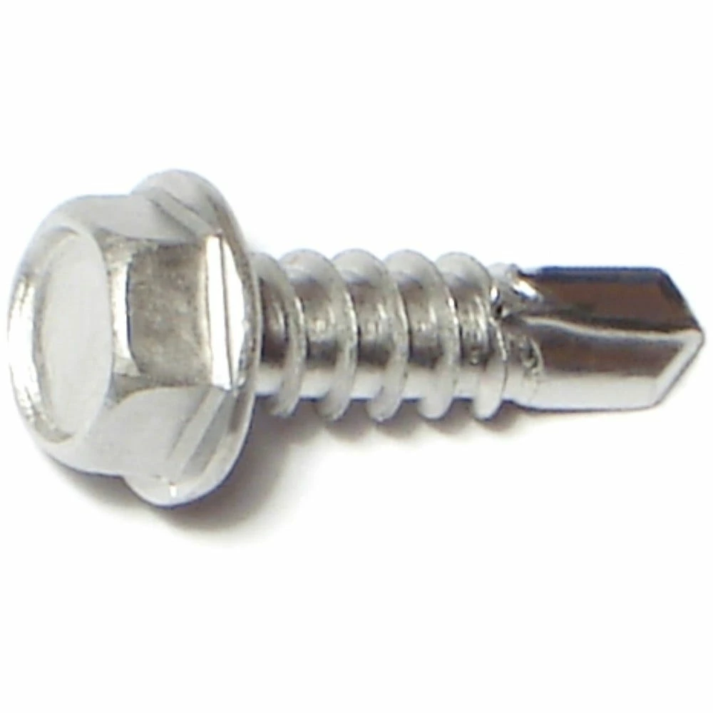 Midwest Fastener #12-14 x 3/4" 410 Stainless Hex Washer Head Self-Drilling Screws - 11844 - Bolts 3 Midwest Fastener #12-14 x 3/4" 410 Stainless Hex Washer Head Self-Drilling Screws - 11844 - Bolts