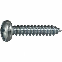 Midwest Fastener #10 x 1" Zinc Plated Combo Pan Head Sheet Metal Screws - 10141 - Bolts