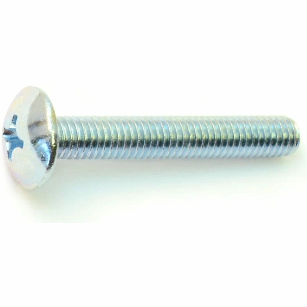 Midwest Fastener 6mm-1.0 x 40mm Zinc Plated Class 4.8 Coarse Thread Phillips Truss Head Machine Screws - 88639 - Bolts 3 Midwest Fastener 6mm-1.0 x 40mm Zinc Plated Class 4.8 Coarse Thread Phillips Truss Head Machine Screws - 88639 - Bolts
