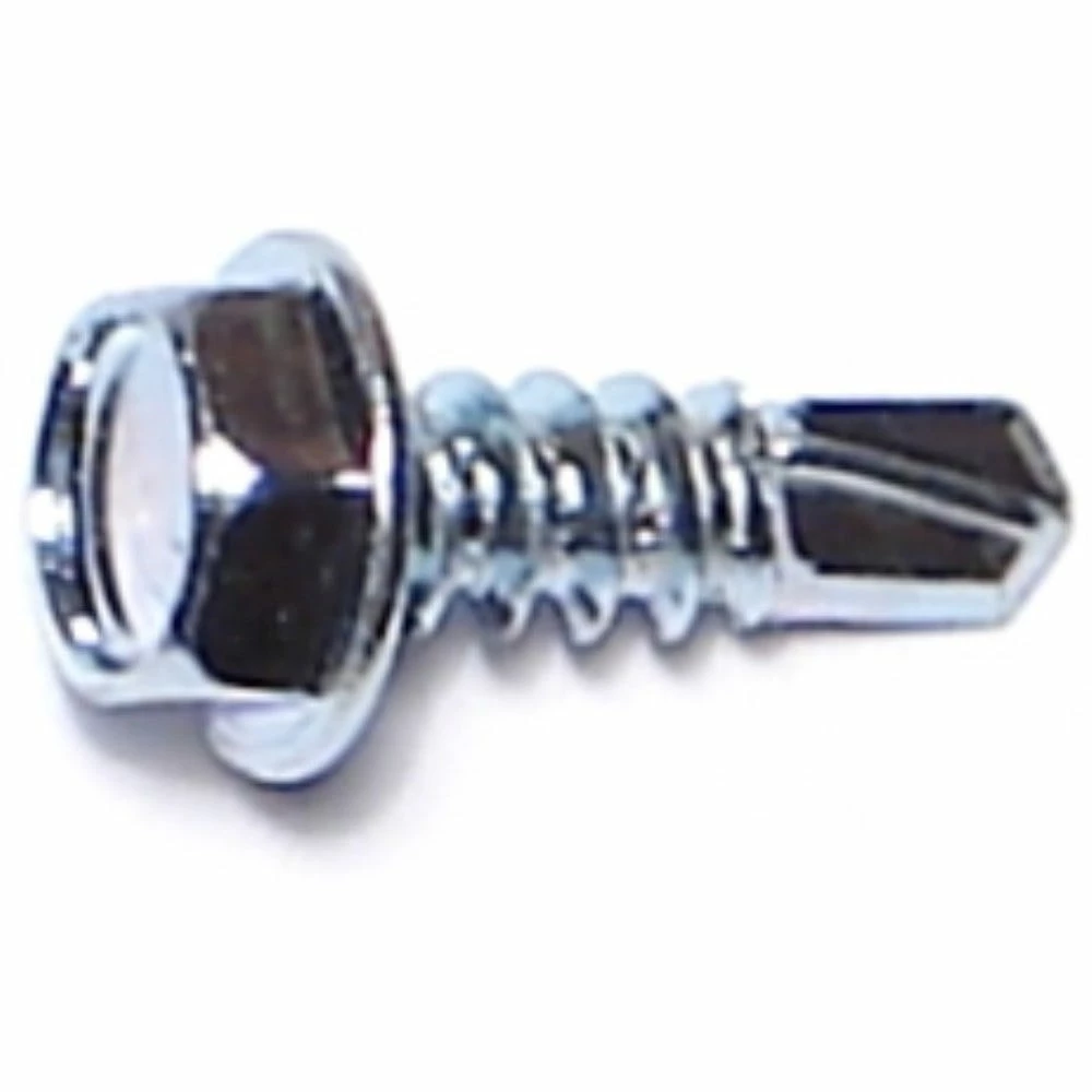Midwest Fastener #8-18 x 1/2" Zinc Plated Hex Washer Head Self-Drilling Screws - 23060 - Bolts 3 Midwest Fastener #8-18 x 1/2" Zinc Plated Hex Washer Head Self-Drilling Screws - 23060 - Bolts