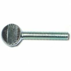 Midwest Fastener #10-24 x 1" Zinc Plated Coarse Thread Spade Head Thumb Screws - 80235 - Bolts