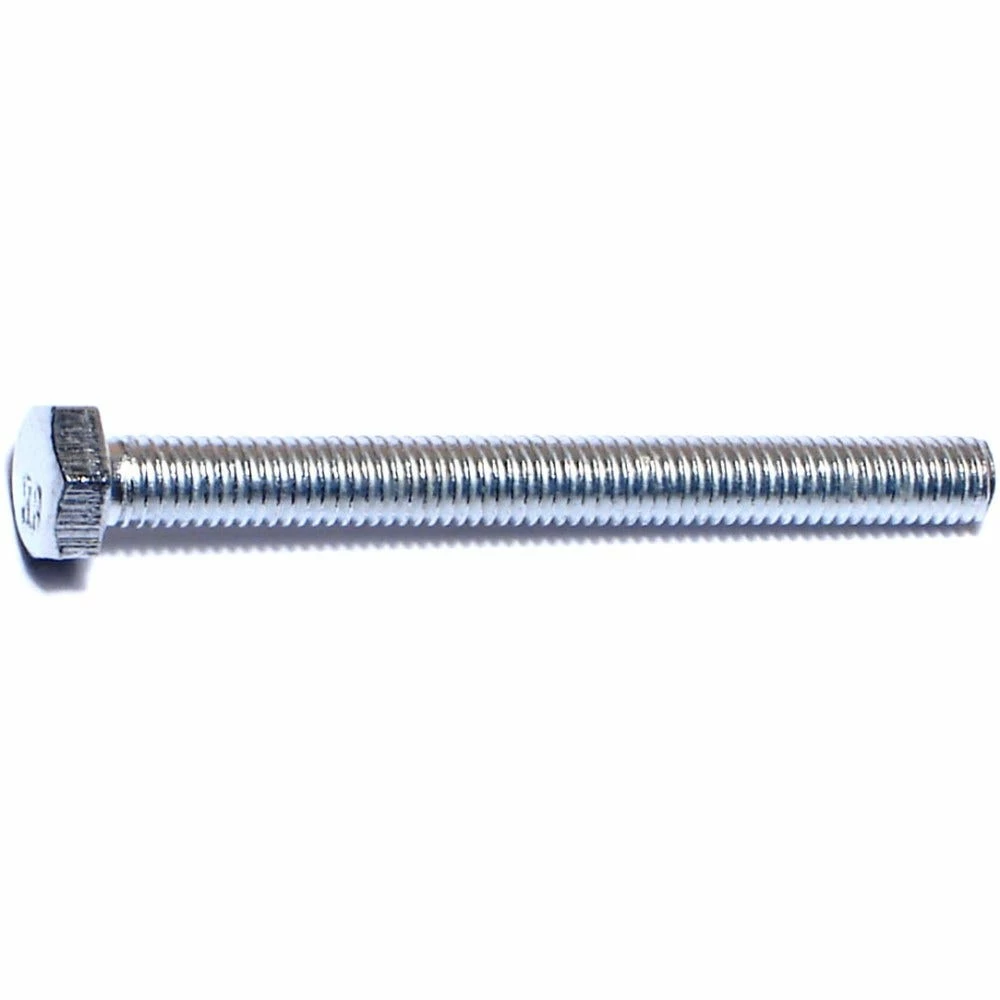 Midwest Fastener 5mm-0.8 x 50mm Zinc Plated Class 8.8 Coarse Thread Hex Cap Screws - 81506 - Bolts 4 Midwest Fastener 5mm-0.8 x 50mm Zinc Plated Class 8.8 Coarse Thread Hex Cap Screws - 81506 - Bolts - Image 2