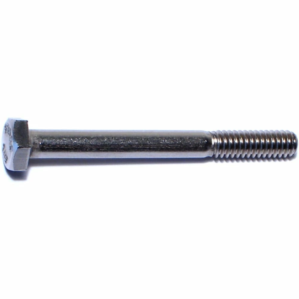 Midwest Fastener 1/4"-20 x 2-1/2" 18-8 Stainless Coarse Thread Hex Cap Screws - 81746 - Bolts 4 Midwest Fastener 1/4"-20 x 2-1/2" 18-8 Stainless Coarse Thread Hex Cap Screws - 81746 - Bolts - Image 2