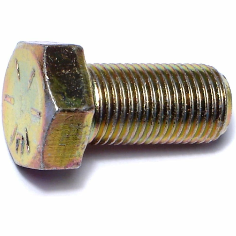 Midwest Fastener 1/2"-20 x 1" Yellow Zinc Plated Grade 8 Fine Thread Hex Cap Screws - 82002 - Bolts 3 Midwest Fastener 1/2"-20 x 1" Yellow Zinc Plated Grade 8 Fine Thread Hex Cap Screws - 82002 - Bolts